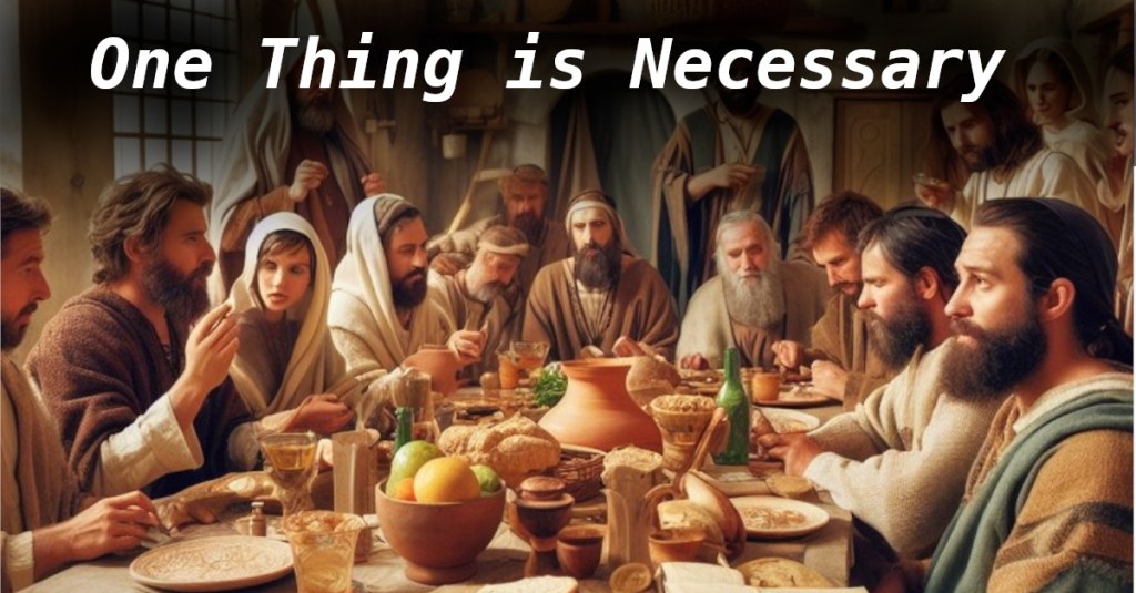 December 24, 27 A.D.  –  One Thing is Necessary —   The Year of the Lord’s Favor&nbsp;#64