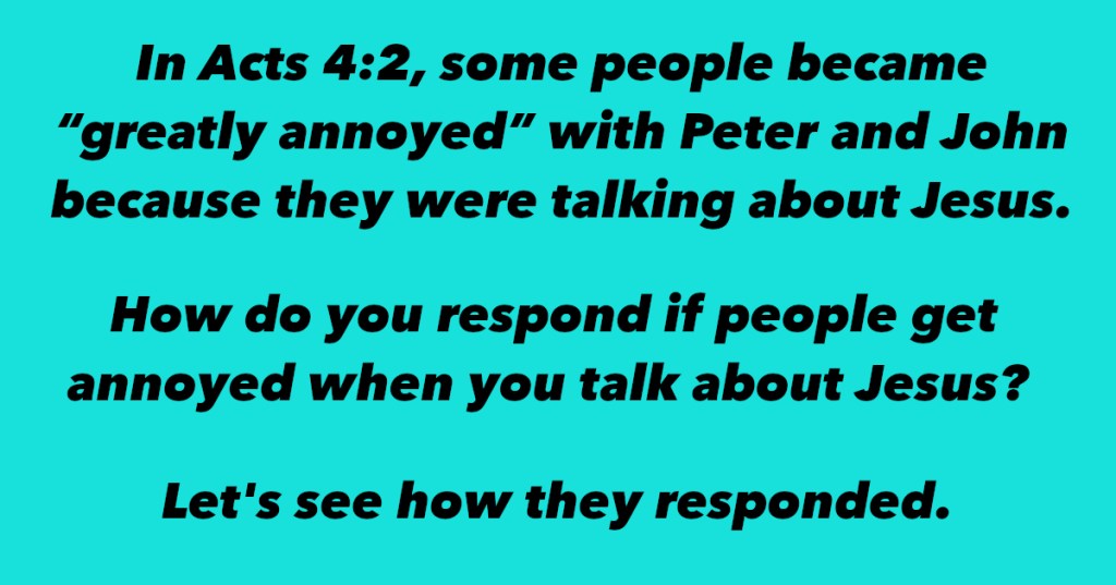 September 2, 2025 –  The Followers of Jesus Respond to the Threat — Acts&nbsp;#11